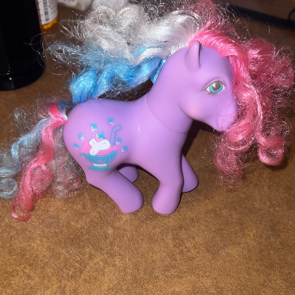 Purple and Pink Toy Pony